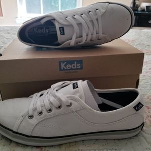 Keds sneakers couple of spots, worn about 5 times